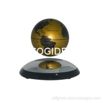 Customized Logo Gold Magnetic Levitating Globe 4 Inch Float